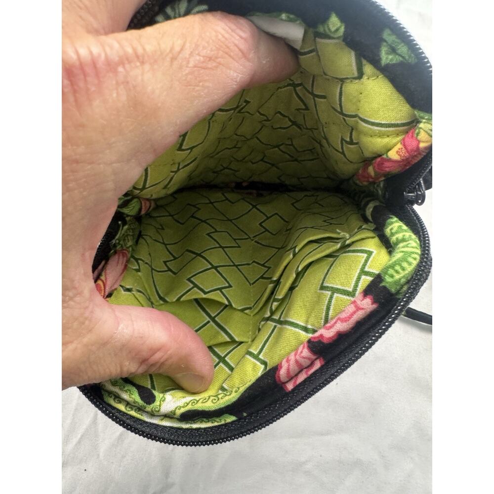 Vera Bradley Tropical Floral Quilted Travel Wallet Crossbody Organizer Bag - Picture 8 of 12